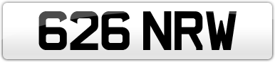 Plate image for registration plate 626NRW