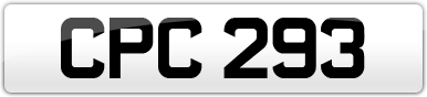 Plate image for registration plate CPC293