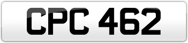 Plate image for registration plate CPC462
