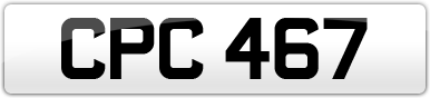 Plate image for registration plate CPC467
