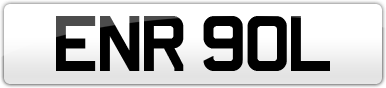 Plate image for registration plate ENR90L