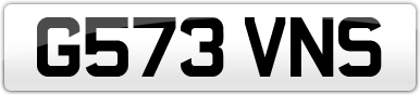 Plate image for registration plate G573VNS