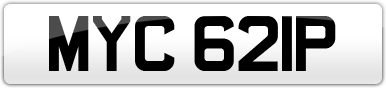 Plate image for registration plate MYC621P